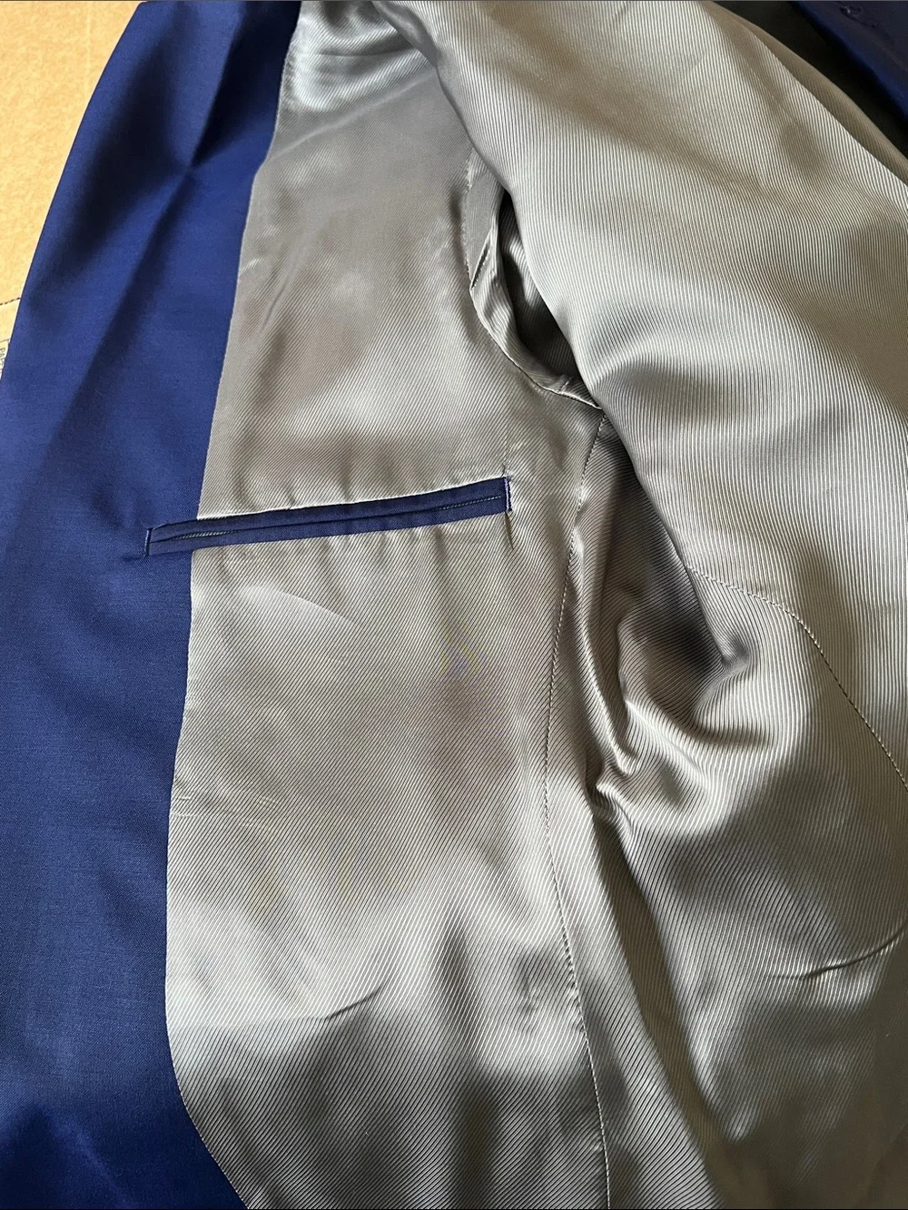 The Kooples Men’s Marine Officer Blazer Navy Blue Size 44 NWT